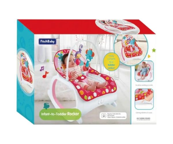 Fitch Baby: 2v1 baby kreslo a stolička so zvukom a vibráciou