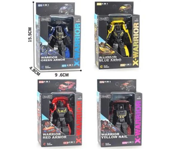 Premeniteľná figúrka robota 8cm vo viacerých variantoch