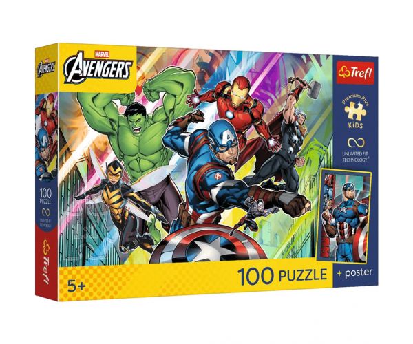 Marvel Avengers Sila a moc 100ks puzzle - Trefl