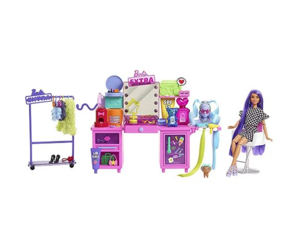 Barbie: Extravagantná šatňa s bábikou - Mattel