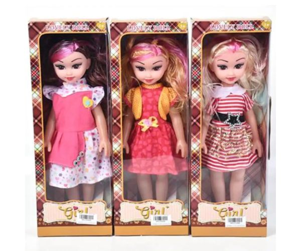 Lovely Doll 36cm-ová módna bábika s ružovou kučerou, tri varianty so zvukovými efektmi 1ks