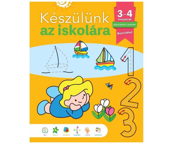 Slnečnica: Pripravujeme sa na školu - pre 3-4 ročné deti