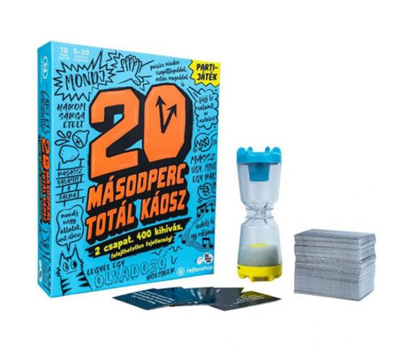 20 másodperc totálkáosz parti társasjáték