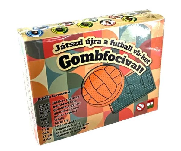 Zahraj si znova majstrovstvá sveta vo futbale s gombíkovým futbalom! set spoločenských hier
