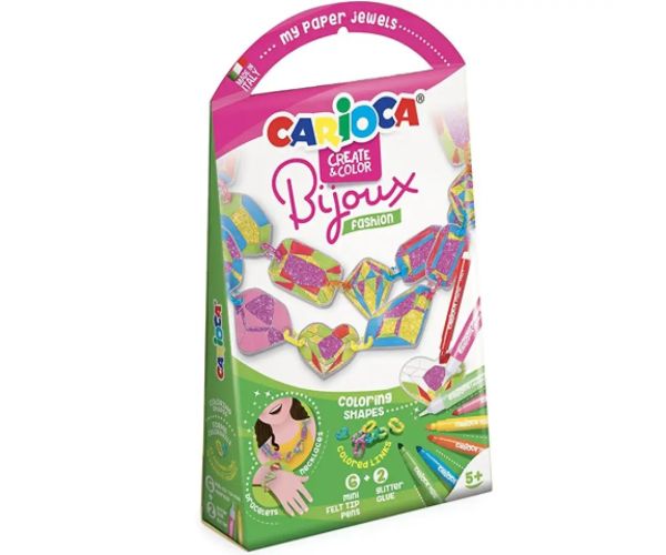 Bijoux Fashion set na vyhotovenie šperkov, kreatívna hra - Carioca