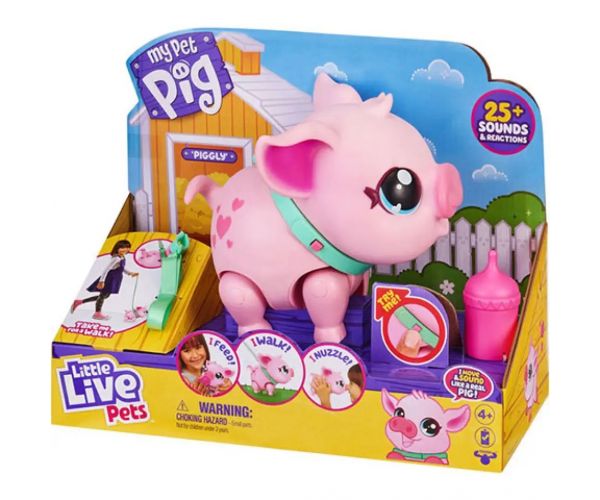 Little Live Pets: Pinki, interaktív hračka prasiatko