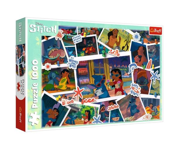 Disney: Stitch sladké spomienky 1000-dielne puzzle - Trefl