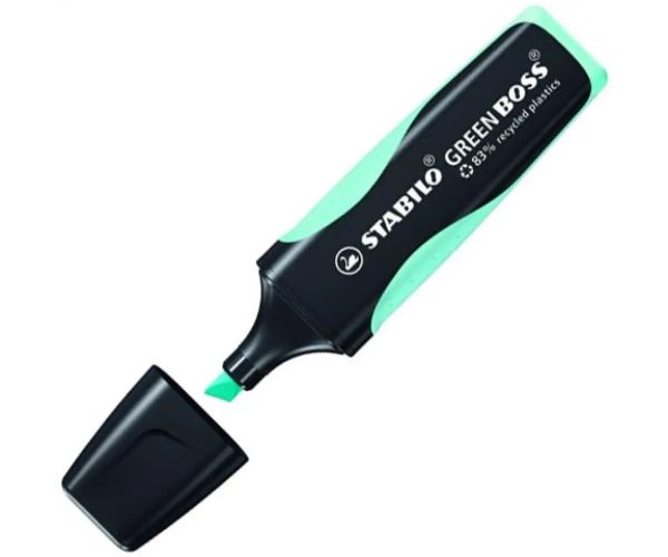 Stabilo: GREEN BOSS pastelovo-mätový zvýrazňovač