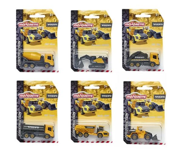 Majorette - Volvo Edition stavebné pracovné stroje vo viacerých variantoch - Simba Toys