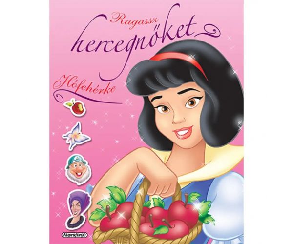 Prilep dievčatá! - Snehulienka samolepkový zošit