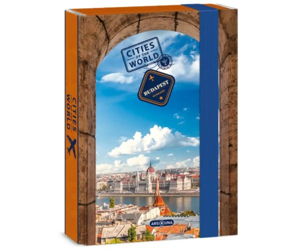 Ars Una: Cities - Budapešť box na zošity A5 so 4cm hrúbkou