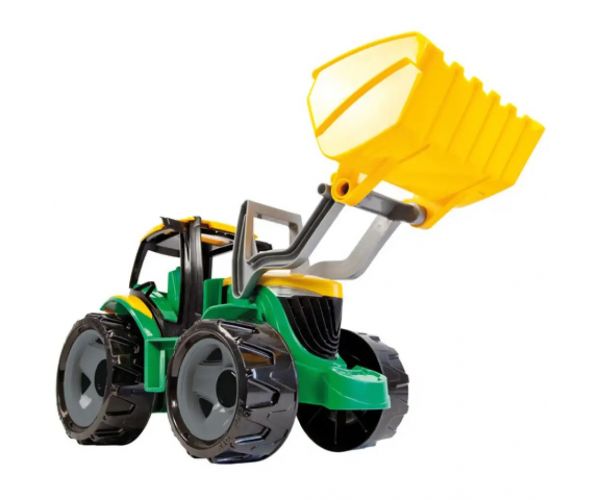 LENA: Veľký traktor s čelný nakladačom zeleno/žltý 62 cm