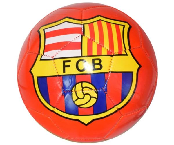 Futbalová lopta s umelej kože s krížovým vzorom 23 cm