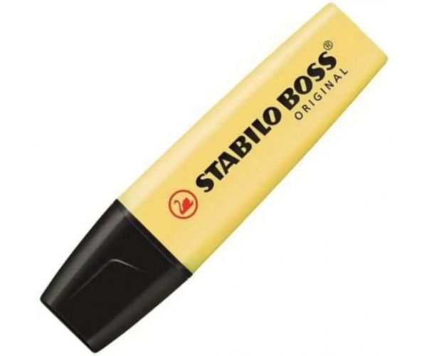 Stabilo: BOSS Original Pastel zvýrazňovač vo farbe vanilky 2-5mm