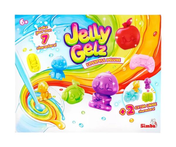 Jelly Gelz Lifestyle Deluxe kreatív gélová figúrka set - Simba Toys
