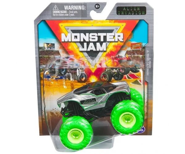 Monster Jam: Alien Invasion monster truck autíčko – 1/64 – Spin Master