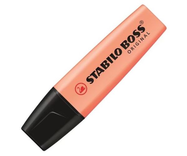 Stabilo: BOSS Original Pastel zvýrazňovač v marhuľovej farbe 2-5mm