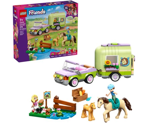 LEGO® Friends: Nákladný príves pre kone a jazdcov (42695)