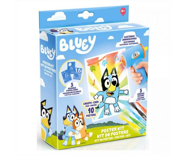 Bluey Airbrush Art posterový set na tvorbu
