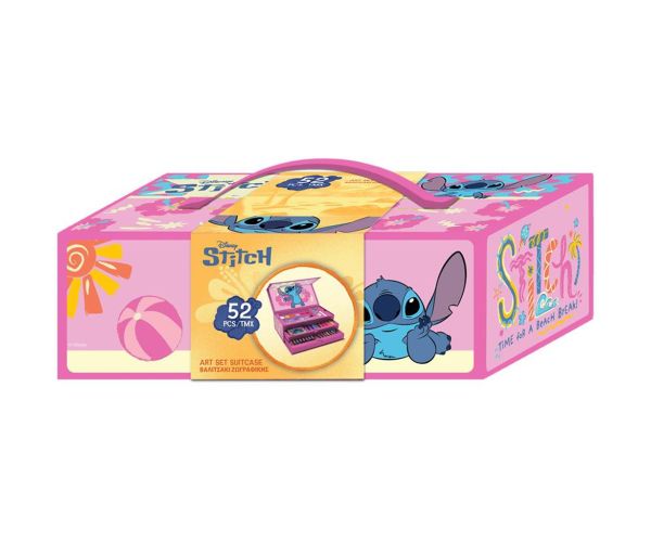 Luna: Disney Stitch sada na vyfarbovanie v kufríku, 52-dielna