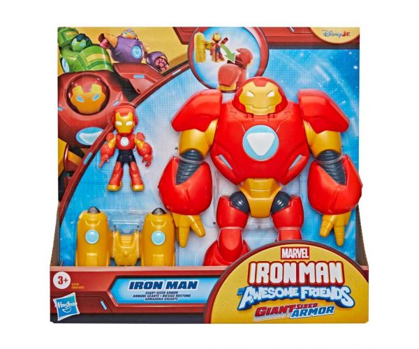 Marvel Iron Man a jeho úžasní priatelia - Obrovský Armor Iron Man herný set - Hasbro
