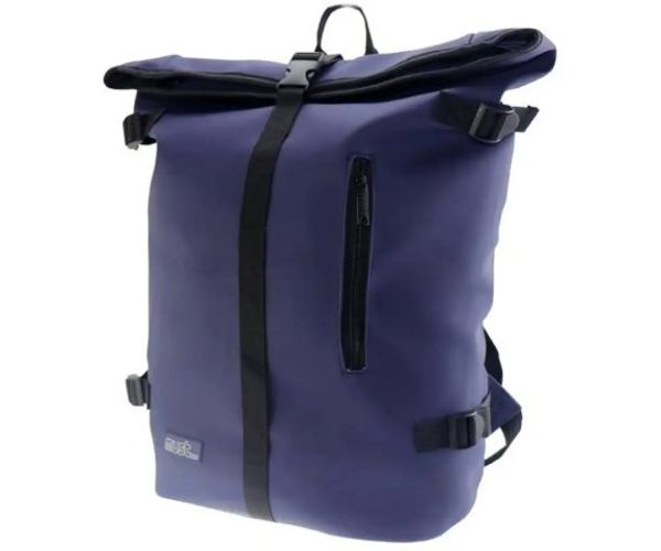 Must: Modrá ergonomická školská taška, batoh s prackami 30x12x52cm