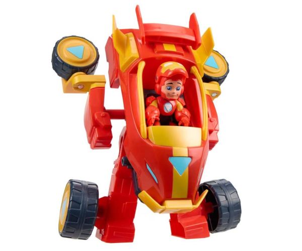 Marvel: Iron Man 2 v 1 Mech Iron Man auto a figúrková sada - Hasbro