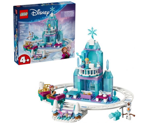 LEGO® Disney: Elsín ľadový zámok a sane dobrodružstvá (43281)