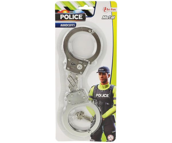 Policajný kovový hrací putá