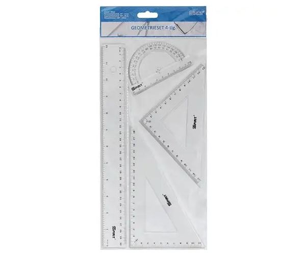 Spirit: 4 dielny set s 30 cm rovným pravítkom