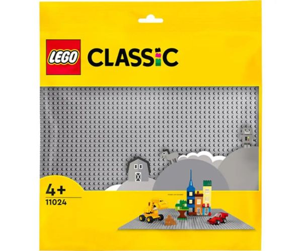 LEGO® Classic: Sivá podložka na stavanie (11024)