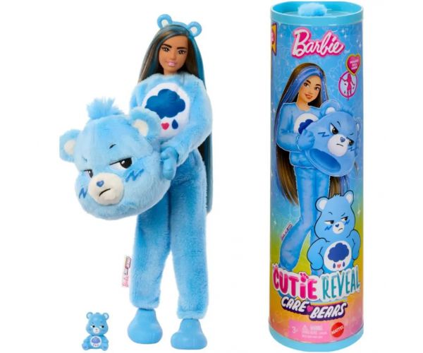 Barbie: Cutie Reveal prekvapenie bábika Roztomilé Medvedíky - Morcika Medveď - Mattel
