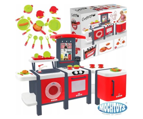 Mochtoys: Cooking Studio XXL herná kuchyňa + 28 doplnkov 141x68x101cm