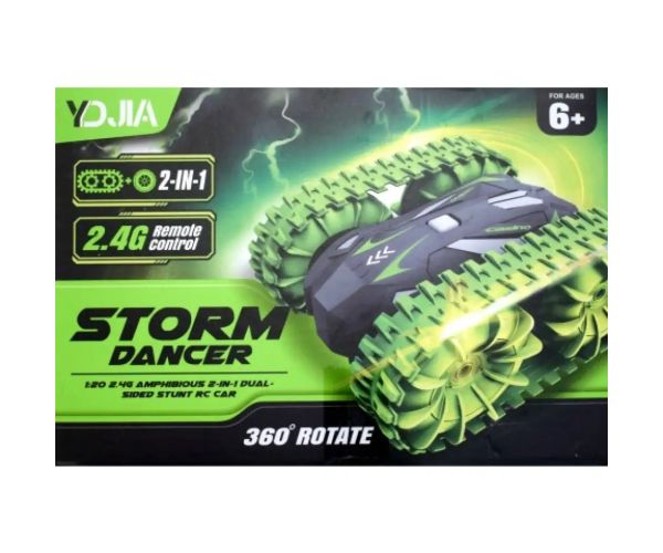 RC Storm Dancer 360: 2 v 1 amfibický diaľkovo ovládaný vozidlo s pásmi 2.4GHz v rôznych variantoch