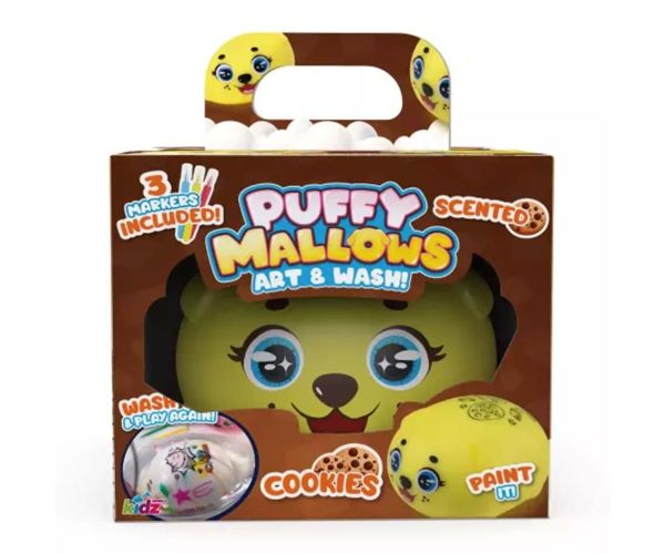 Bacuľaté marshmallow zvieratko: Cookies - žlté