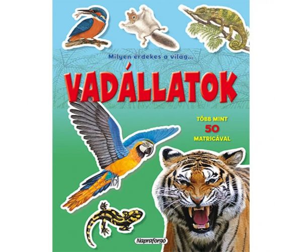 Aké sú zaujímavý svet... Divoké zvieratá samolepkový zošit