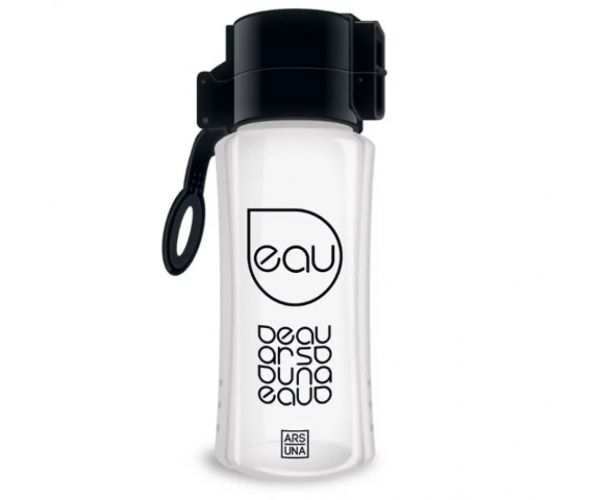 Čierna transparentná fľaša 450ml