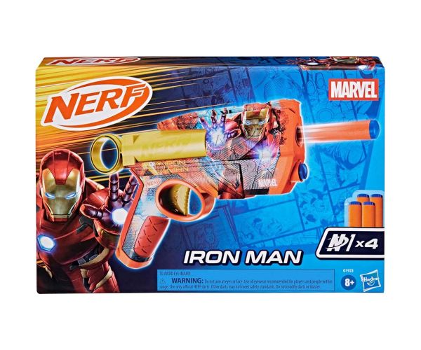 Nerf: Marvel Iron Man penový vystreľovač - Hasbro