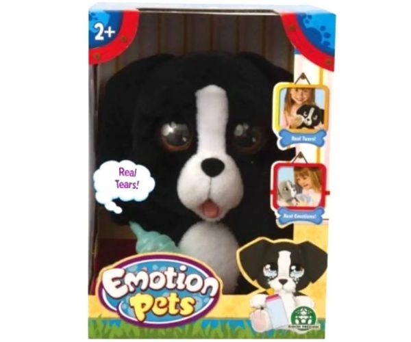 Cry Pets: Fňukajúce čierne šteniatko, plyšová hračka