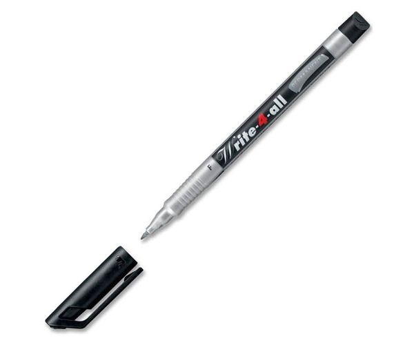 Stabilo: Write 4 all F čierna alkoholová fixka 0,7mm