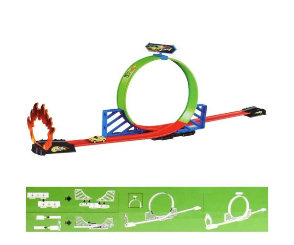 Track Racing pretekárska dráha s 360°-ovou super slučkou a autíčkom