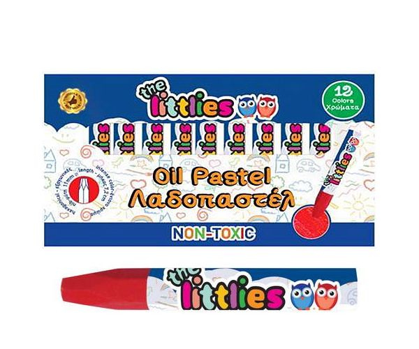 12 dielny set olejových pasteliek