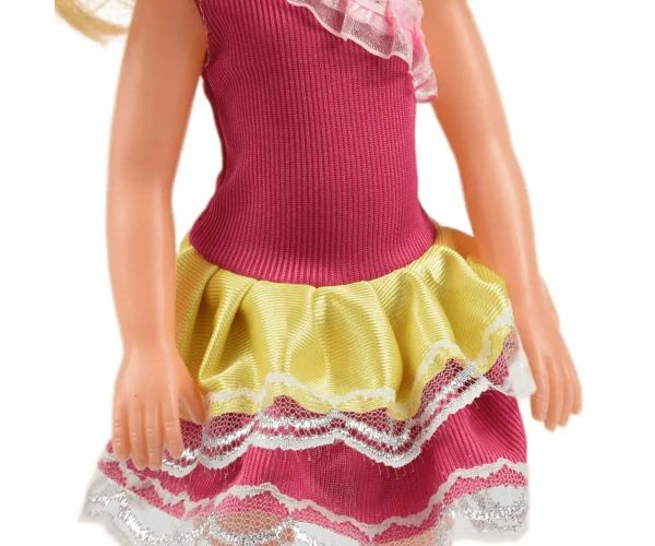 Jenny: Trendy módna bábika s blond alebo hnedými vlasmi so zvukovými efektmi 46 cm v dvoch verziách