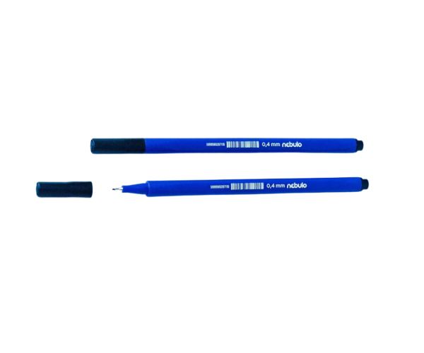 Nebulo: Trojuholníkový liner v čiernej farbe, 0,4 mm – 722-B