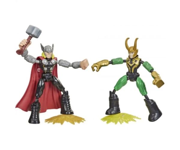 Avengers Bend and Flex Thor vs. Loki figura set - Hasbro