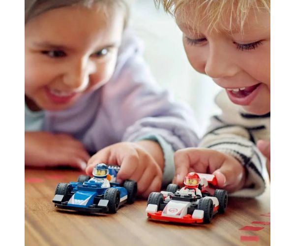 LEGO® City: F1®-ové preteky Williams Racing a Haas F1® autá (60464)