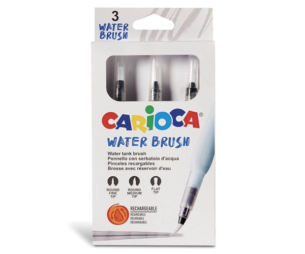Vízzel tölthető ecset szett 3db-os - Carioca