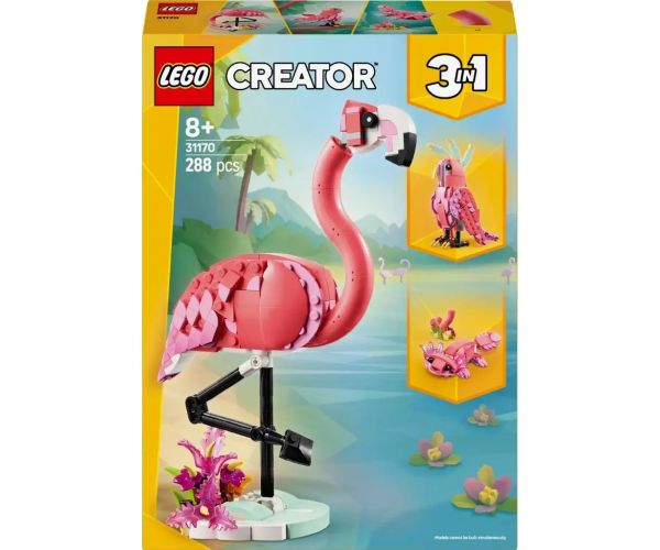 LEGO® Creator: Divoké zvieratá: Ružový plameniak (31170)
