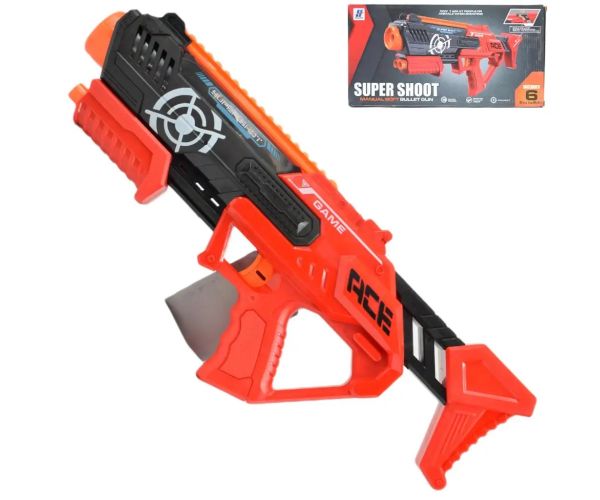 Super Shoot zbraň s penovo-špongiovými nábojmi