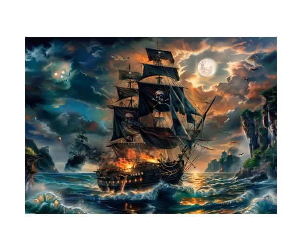 Duchovia piráti morí 300-dielový puzzle - Clementoni
